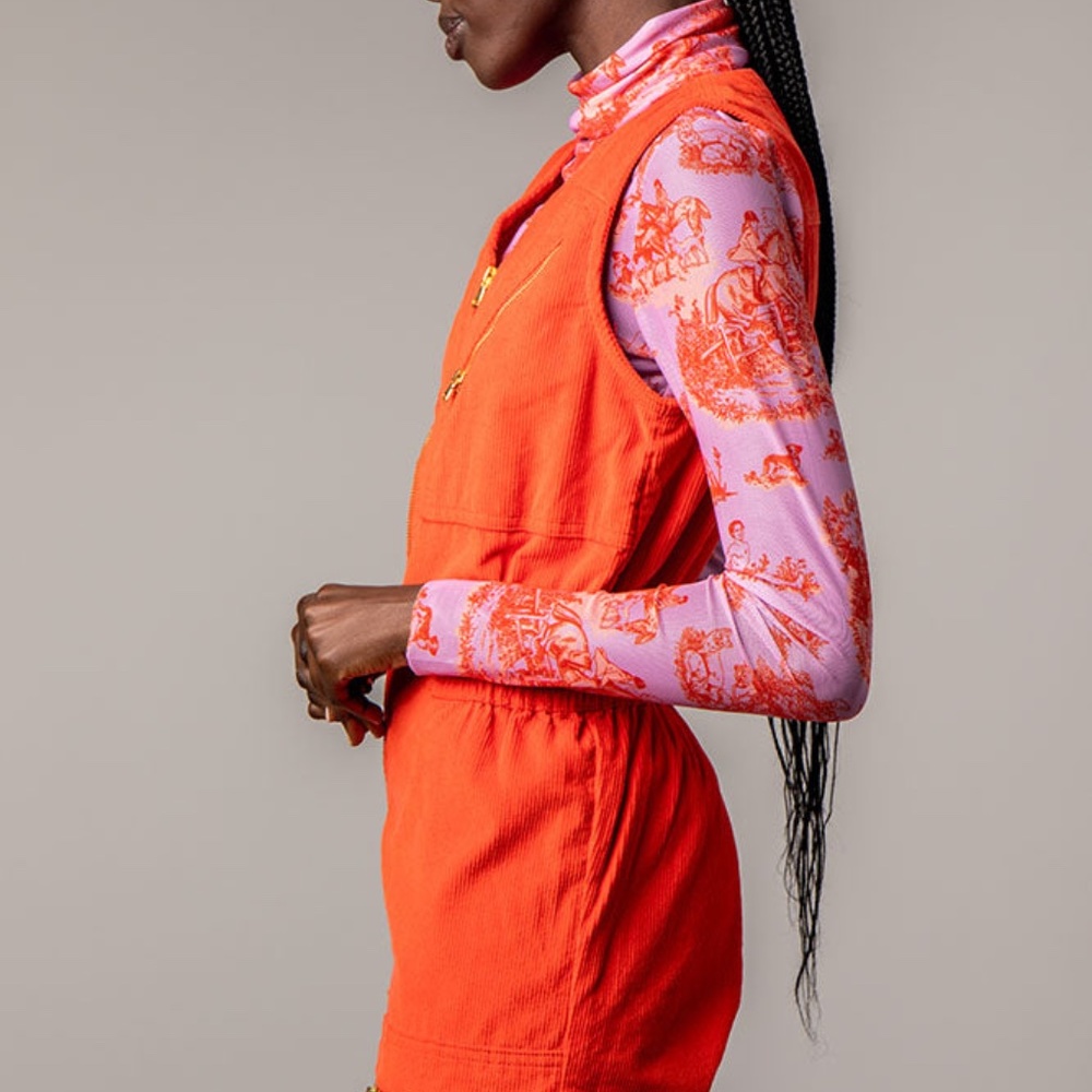 Rachel Antonoff Orange Jumpsuit - Picture 5 of 6